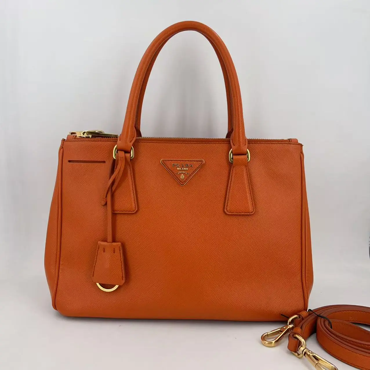 Pre-owned PRADA Leather Crossbody Bags Handbag