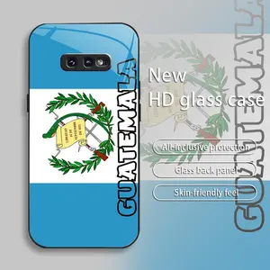 Suitable for [Galaxy S10e] New high-end glass mobile phone case New business simple metal paint electroplated glass mobile phone case Affordable price Anti-drop and anti-fingerprint 995