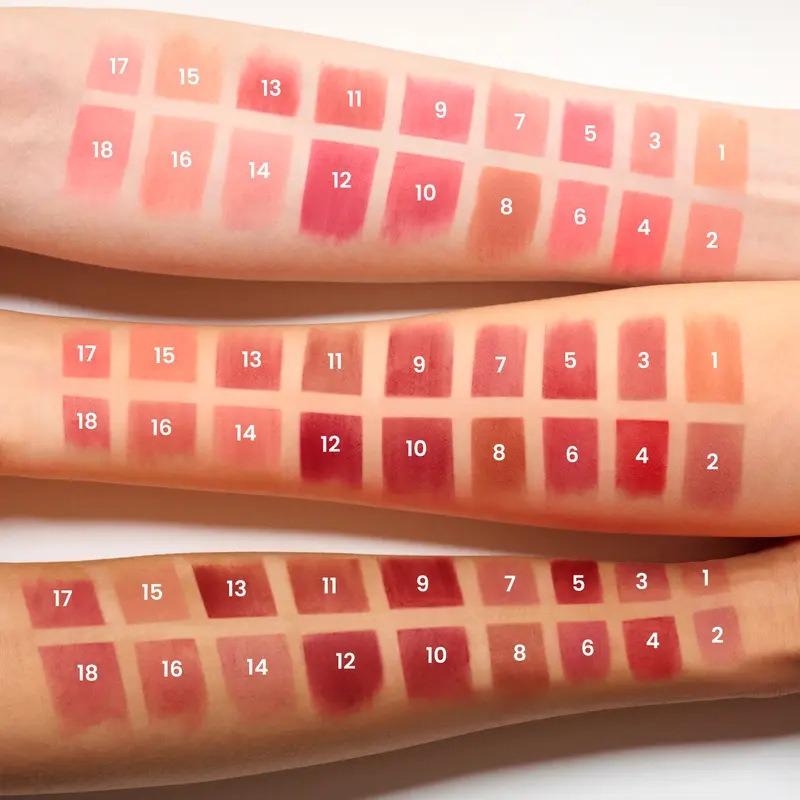 Barvena Blurry Lip Duo - Nude Blur Tint & Soft Velvet Matte Lip & Cheek Stain with Airbrushed Finish Vegan Cruelty-Free Makeup for Everyday Use - Gloss, Lipgloss