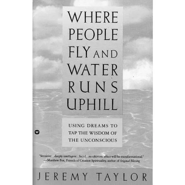 USED Book - Where People Fly and Water Runs Uphill: Using Dreams to Tap the Wisdom of the Unconsious by Jeremy Taylor (Hardcover) - english