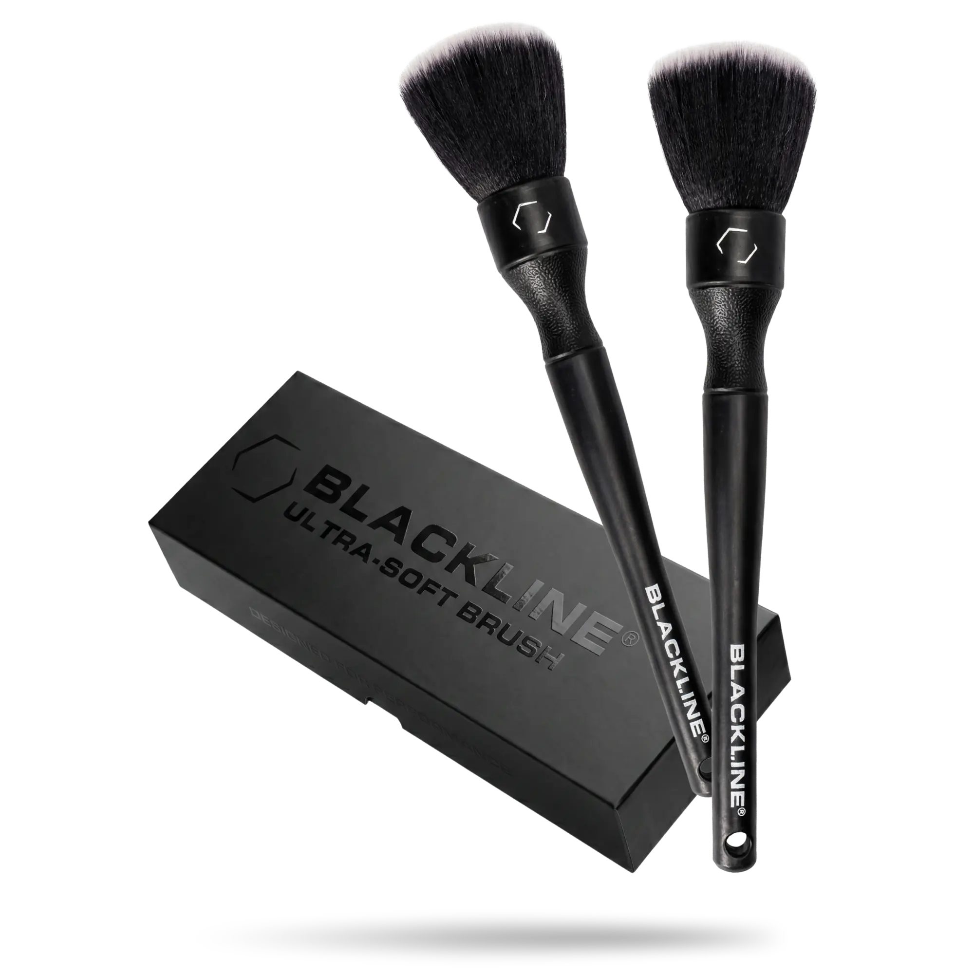 BLACKLINE Ultra-Soft Brush Set – Soft Detail Brushes for Scratch-Free Interior, Dashboard, Piano Black, and Delicate Surface Cleaning