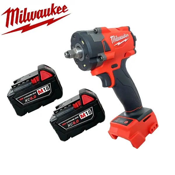 Milwaukee 300NM 3/8-in Brushless Impact Wrench, Compact Electric Power Tool with 4 Drive Modes for Auto Repair, Garage Work project home nut lug car driver heavy duty equipment maintenance