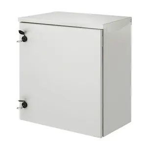 Electrical Enclosure, 24''x 24''x 12'', NEMA 4 Outdoor Enclosure, IP65 Waterproof Dustproof Cold-Rolled Carbon Steel Hinged Junction Box for Outdoor Indoor Use, with Rain