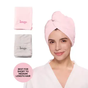 L'ANGE HAIR - Hair Wrap Towel Medium Lightweight Microfiber 2-Pack