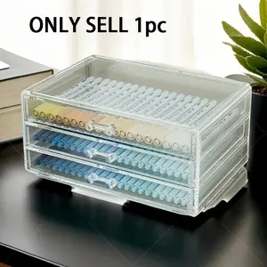 Large Capacity Clear Acrylic Desk Drawer Organizer Multi Compartment For Office School Supplies Pens Markers Tape Storage Home Workspace Stationery Storage Organizer