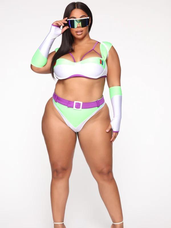Infinite And Beyond 6 Piece Costume Set - Green/combo