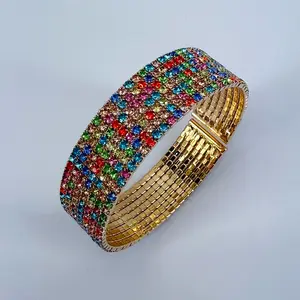 Multicolor Memory Wire Bracelet