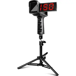 Baseball Radar Gun with Tripod, LED+LCD Large Display,Handheld Or Hand Free Speed Sensors Baseball Speed Training Equipment,Accurate Speed Radar Gun for Pitchers Or Hitters Measurement Speed