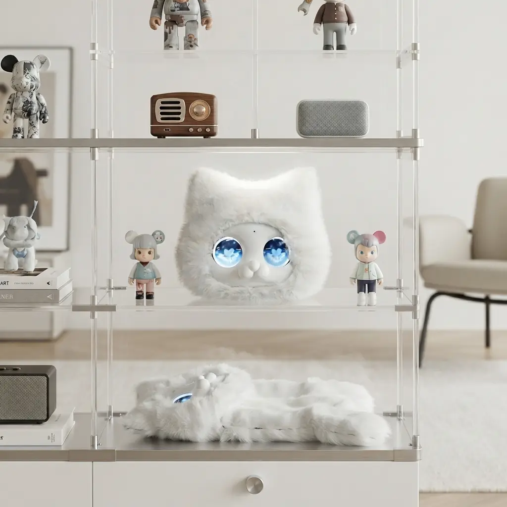 Black Cat AI Chat Robot for All Ages – Smart Emotional Companion & Multilingual Talking Toy with Real-Time Dialogue, Auto-Upgrade Large Model & Virtual Pet Game for Kids, Teens & Adults