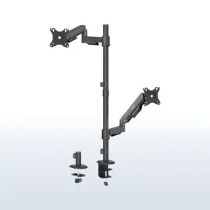 Mechanical Arm Dual Monitor Extra Tall Desk Mount - 17" to 32" Screens