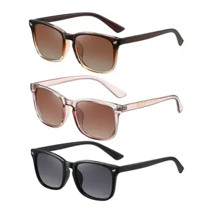 MASDUN 3 Pack Polarized Sunglasses for Women Men, Classic Retro UV Protection Sun Glasses for Driving Travel Outdoor Summervibes