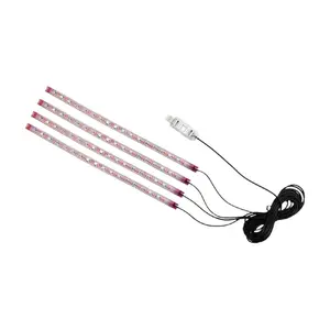 72 LED Car Interior Strip Lights With Multicolor, With Music Sync And Smart App Control, Footwell And Under-Dash Chasing Interior 12V LED Strip Lighting Kit, Lights For Cars, Trucks, And SUVs