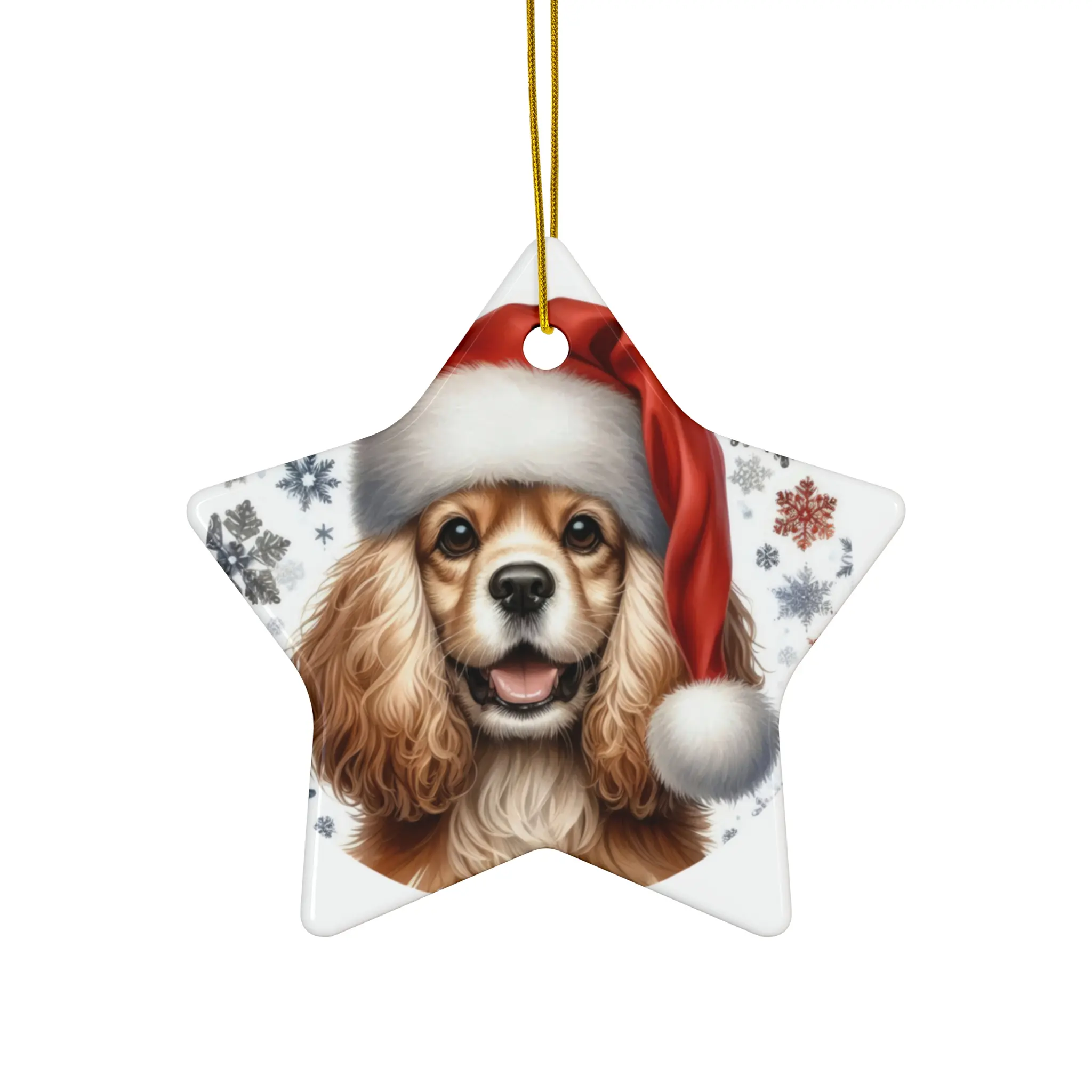 Custom Dog Christmas Ornament, Pet Lover Gift, Holiday Decor, Dog Ornament, Personalized Keepsake