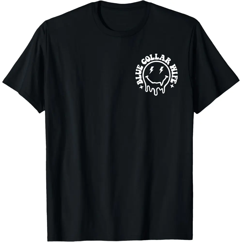 Dirty Man Money Blue Collar Wife Front & Back Soft Short Sleeve T-Shirt