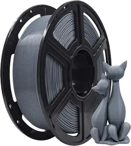 Flashforge  Grey PLA Filament 1.75mm, 3D Printer Filament 1kg (2.2lbs) Spool, Dimensional Accuracy +/- 0.02mm, 3D Printing Filament Easy to Use and Fits for Most FDM 3D Printers (Grey)