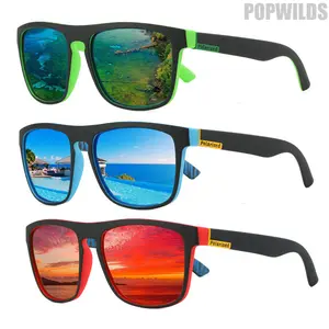 Men's Polarized Sports Sunglasses, UV400 Protection, Lightweight Wraparound Windproof Shades, Durable Rubber-Coated Frame Eyewear for Cycling, Driving, Outdoor Activities, Men's Sunglasses,summerwins