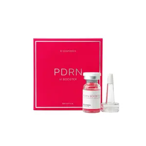 KI COSMETICS PDRN Booster Korean K-Beauty Repair Ampoule Serum, Salmon DNA & Collagen Facial Booster for Damaged Skin Barrier, Dryness, Fine Lines, Firm-Looking Skin, Hydrating Renewal Care, Glass Skin Glow, Smooth Radiant Finish