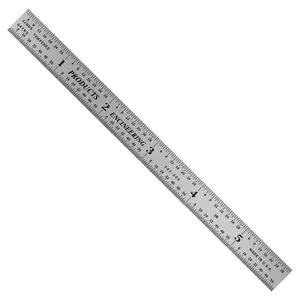 Flexible Stainless Steel Rulers - Full English Graduations