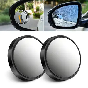 2PCS 360° Adjustable Blind Spot Mirrors, HD Convex Wide-Angle Car Mirrors, Adhesive Mounted Universal Fit for Cars, Trucks, SUVs