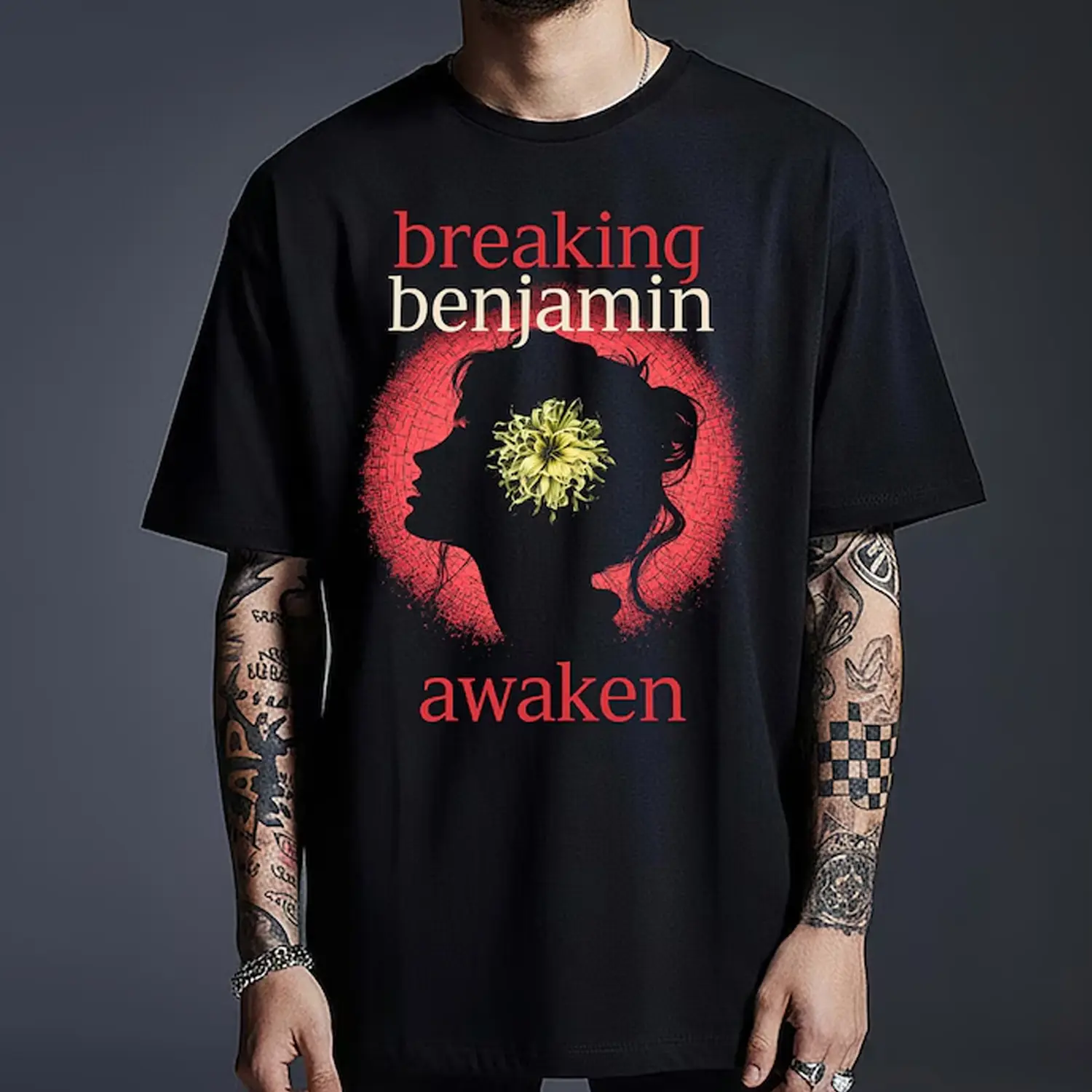 Breaking Benjamin Tour 2026 Alternative Metal Vintage Graphic Unisex T Shirt HY5174