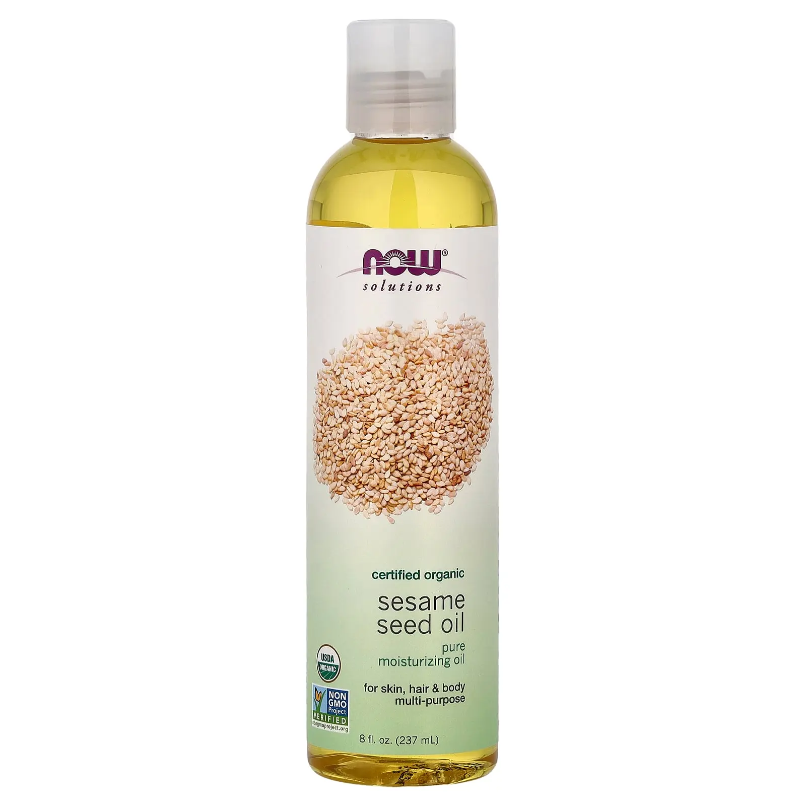 NOW Foods Solutions, Sesame Seed Oil, 8 fl oz (237 ml) NOW Foods Solutions, Sesame Seed Oil, 8 fl oz (237 ml)