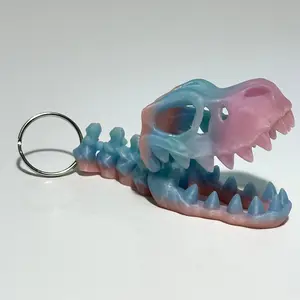 Dino Keychains - 3D Printed Articulating Figure