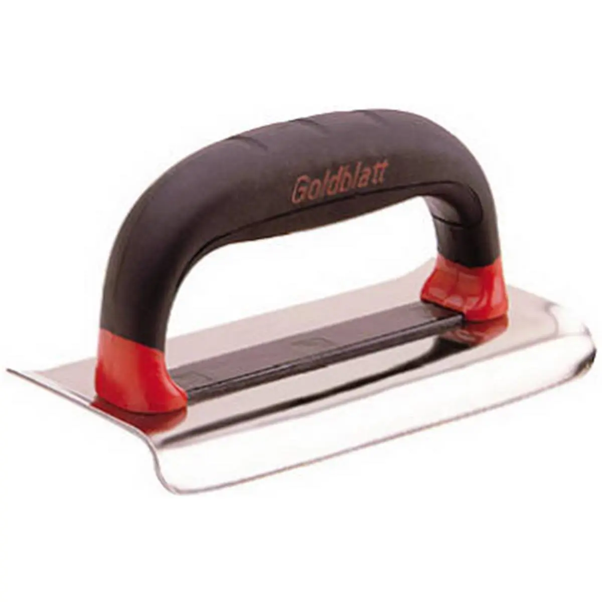 212 MAIN Goldblatt G06235 Heavy-Duty Stainless Steel Concrete Edger, 6 x 3.25 R in., 0.37 L in., Rustproof, Concrete Edging