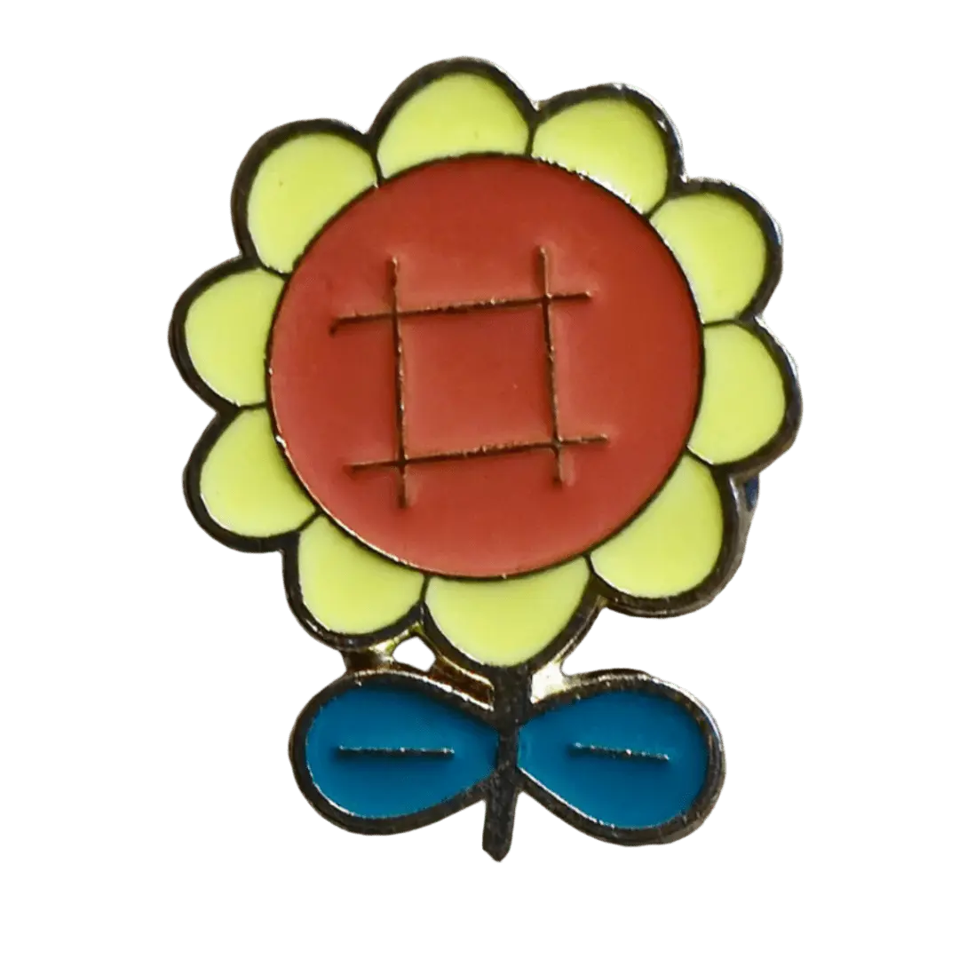Colossal Sunflower Pin