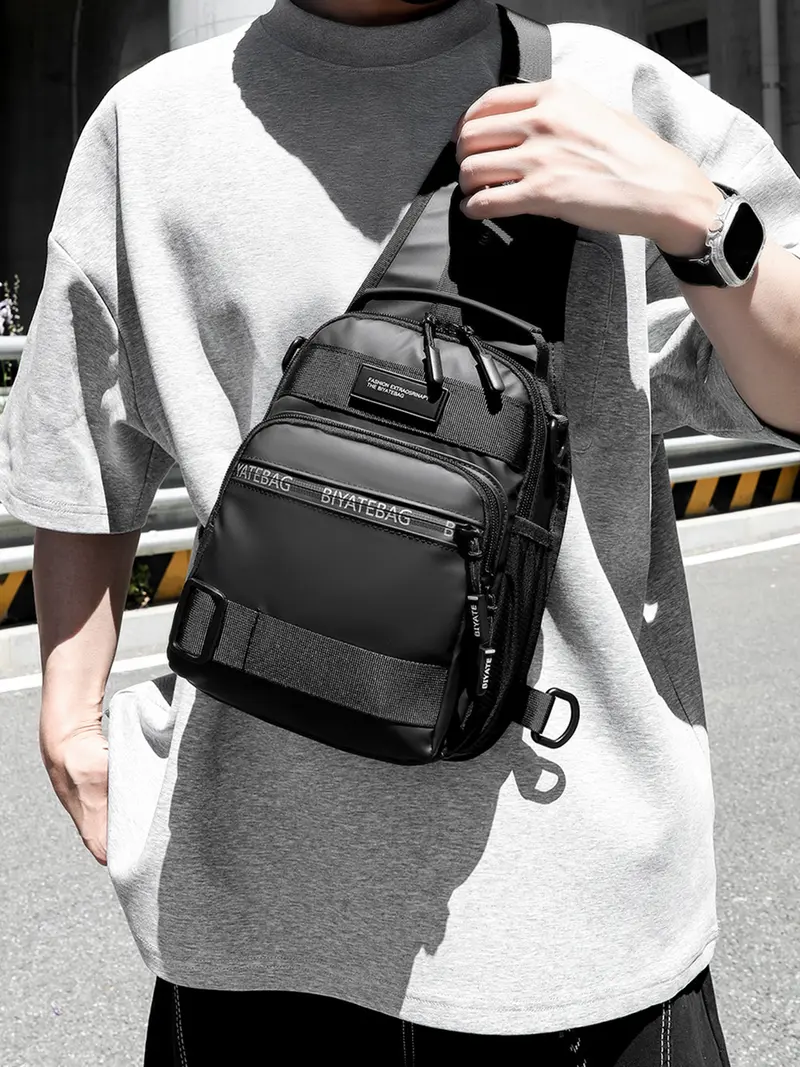 best men's crossbody bag for travel in europe PAUBACK Man Purse Small Mens, Passport Wallet Bag for Men for Cell Phone, Small Neck Pouch Side Shoulder Bag for Men, Man Crossbody Handbag Purse Satchel Bags Providing multiply zipper pockets to keep your items organized but super light The best men's crossbody bags