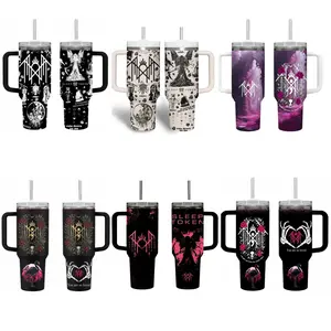 Vintage Sleep Token Music Tumbler 40oz Gifts, Sleep Token Band Tumbler, Gift For Fans