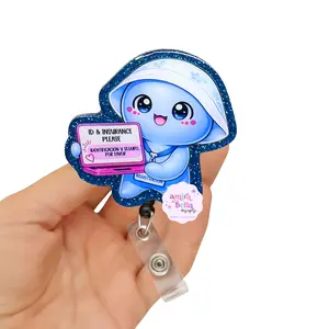 Patient Registration Glove Doll Badge reel