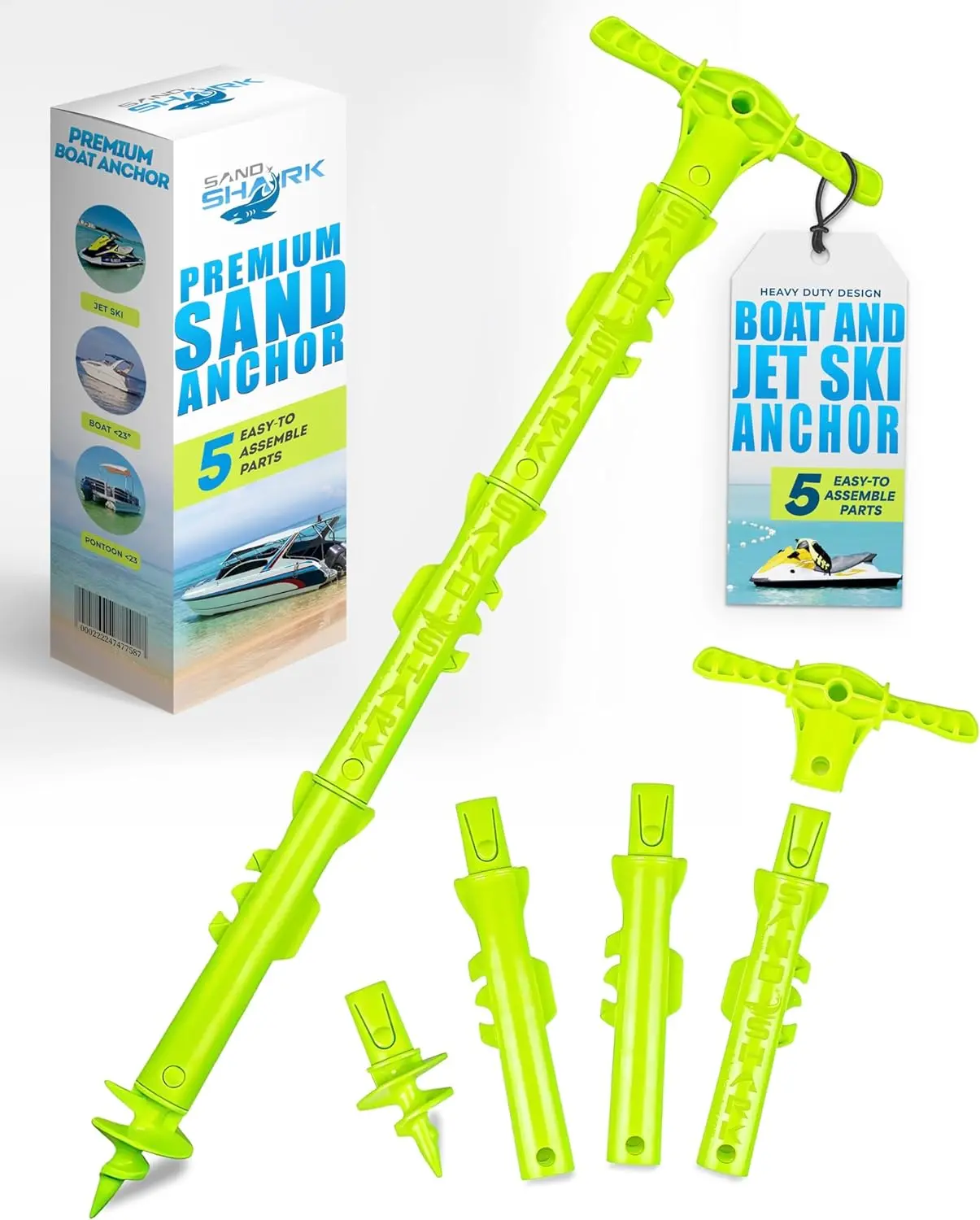 Sport Anchor - Shallow Water Anchor Pole for Boats and PWC. Easy Storage, High-Strength ABS (4' tall) Sport Anchor - Shallow Water Anchor Pole for Boats and PWC. Easy Storage, High-Strength ABS (4' tall)