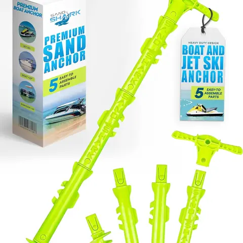 Sport Anchor - Shallow Water Anchor Pole for Boats and PWC. Easy Storage, High-Strength ABS (4' tall), Boating Accessory, Lightweight, Watersports
