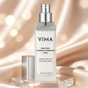 Vima Color Changing Foundation with Sunscreen, Vegan & Paraben-Free, Lightweight Long-Lasting Coverage, Perfect Mother’s Day Gift for Mom and Elderly Women