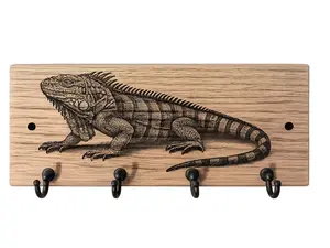 Iguana Key Hanger, Home Supply Wall Mounted Hook for Entryway Key Organization