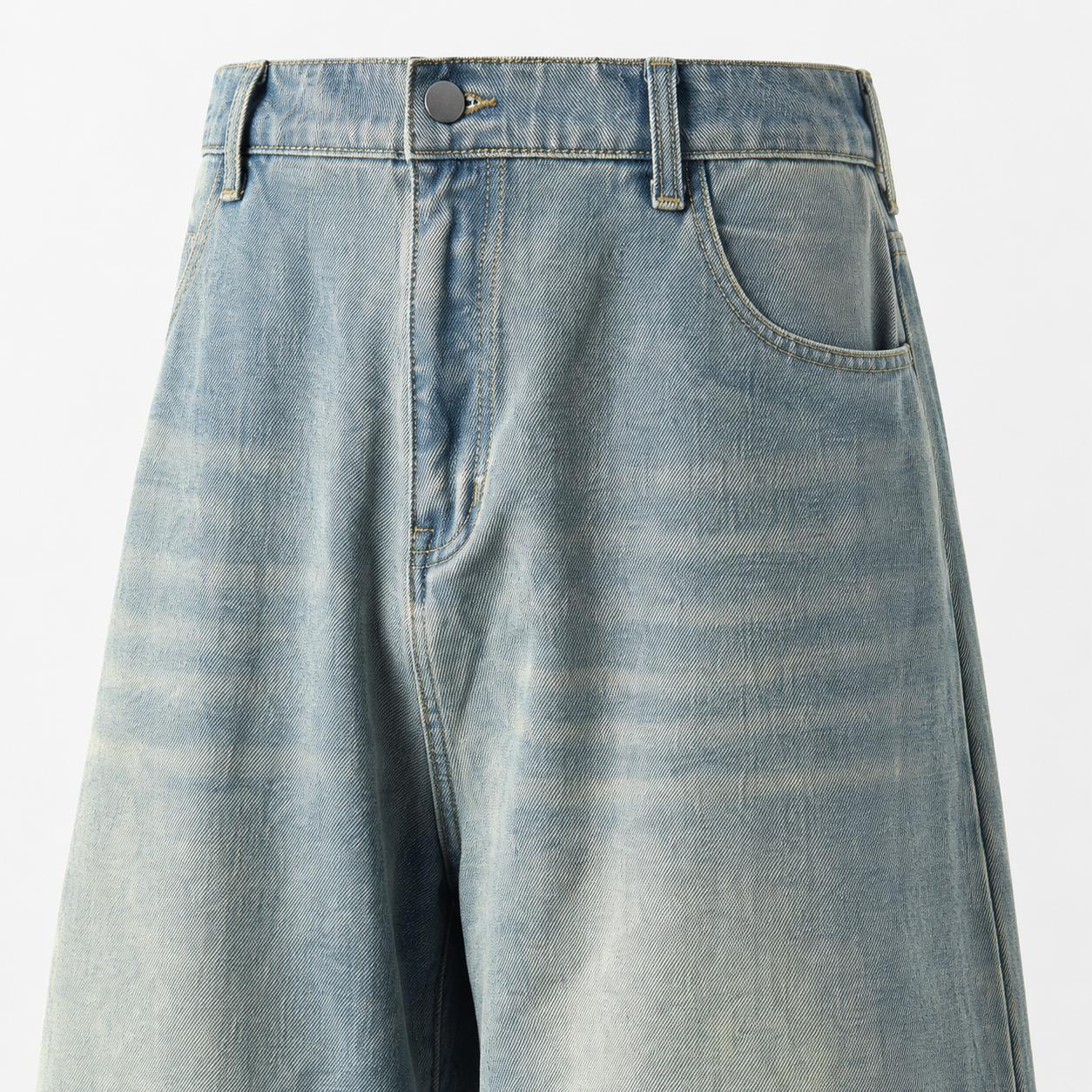 Vintage Washed Baggy Jeans for Men Women, Loose Fit Wide Leg Denim Pants, Y2K Streetwear Straight Leg Trousers, Retro Distressed Casual Jeans with Pockets, Unisex Hip Hop Skater Pants for Daily Wear, Travel, Party and Urban Outfits Everyday Wear