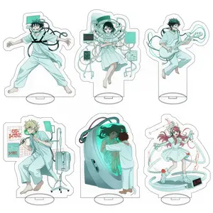 2pcs 2D Flat - 2D FLAT-ALNST Reika Kitakami Group Outfit Acrylic Standing Sign | Anime Figure Peripherals Cartoon Stand Model Desktop Ornament Collection Model Fans Gifts, Suitable for Indoor and Use, Acrylic Material