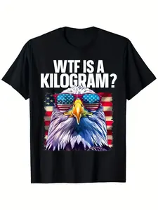 Funny 4th of July WTF is a Kilogram Patriotic Eagl