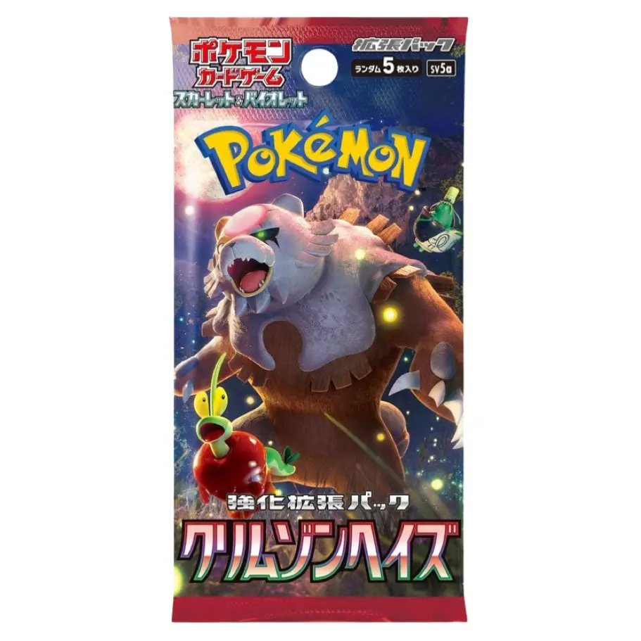 Crimson Haze Booster Pack Japanese Pokémon Trading Card Game