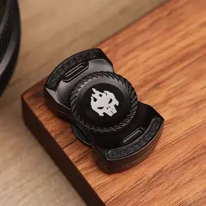 play wherever you go，Ghost Style Fidget Spinner Toy with Clicker & Slider, Anxiety Relief Gift，New trendy fidget toys