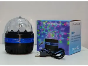 LED Star Galaxy Projector Lamp – Rotating Magic Ball Night Light for Bedroom