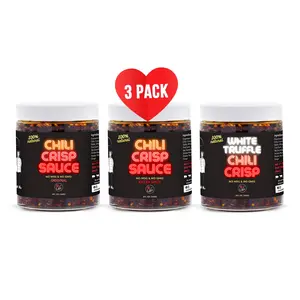 Artisan Chili-Crisp-Sauce - Original + Extra Spicy + White Truffle