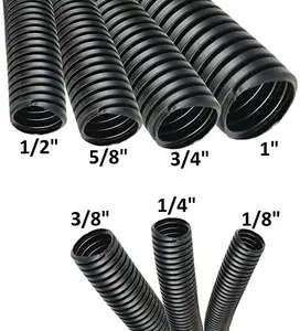 American Terminal 140' (20 feet x 7) 1/8" 1/4" 3/8" 1/2" 5/8" 3/4" 1" split wire loom conduit tubing