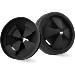 3 3/8" Garbage Disposal Splash Guard, QCB-AM Sink Baffle Replacement  for  Evolution Series, Upgraded EPDM Rubber Drain Insert Removable Quiet  Drain Plugs(2 PCS)