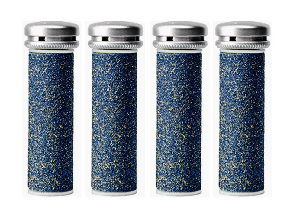 4 Super Coarse Refill Rollers For Emjoi Micro-Pedi Callus Remover, Callus Shaver