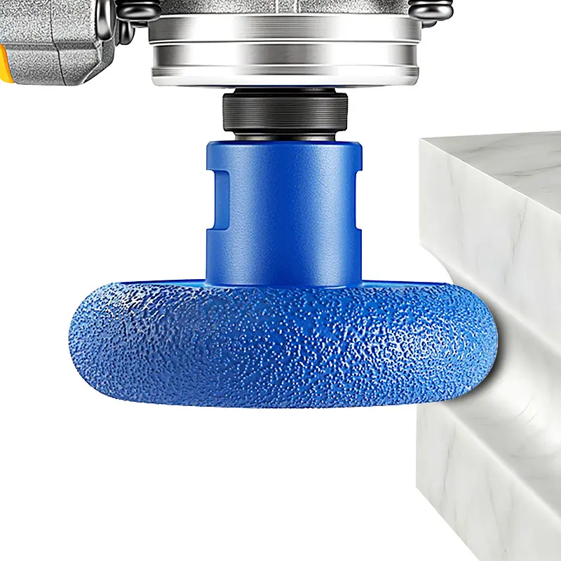 Diamond Grinding Wheel - Stone Molding/Trimming & Sink Grooving Disc for Marble, Granite, Tile - Angle Grinder Tool 5/8-11 fathersdaygift Durable Hand Drills