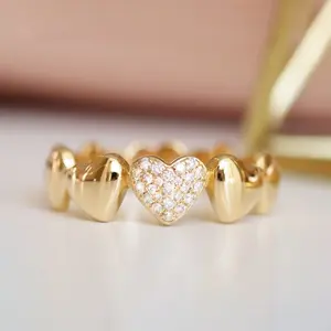 XINCY JEWELRY S925 Pure Silver Luxury Golden Women's Love Stacked Versatile Zircon Ring - Valentine's Day Declaration Bold Stamp Ring - Friendship Ring s925 sterling silver Pear-Shaped Zircon Jewelry Set