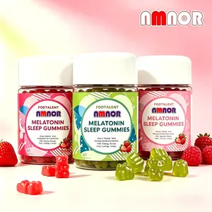 NMNOR Melatonin Gummies Bundle Strawberry Berry Green Grape 6mg Melatonin Vitamin B6 Natural Sleep Support 180 Chewable 90 Day Supply 3-Pack Zero Sugar Seller Trio - Healthcare, Dietary