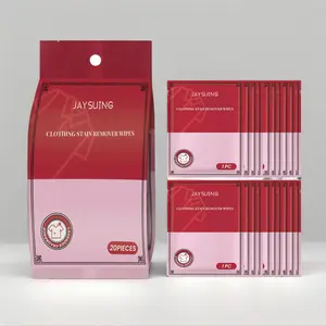 Portable Clothing Cleaning Wipes Instant Remove Tough Stains For Daily Garment Care