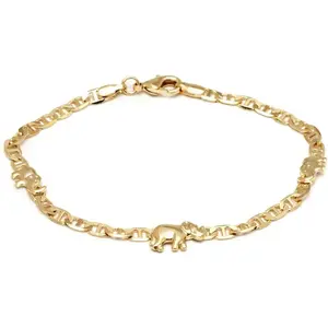 18K Gold Plated Elephant Bracelets Elephant Gifts For Women Elephant Jewelry